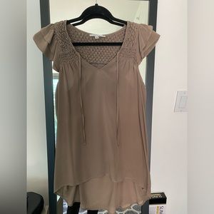 Blue Tassel Silk Tunic